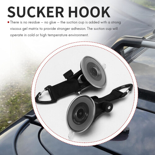 4Pcs Suction Cup Anchor Securing Hook Tie Down,Cam 2
