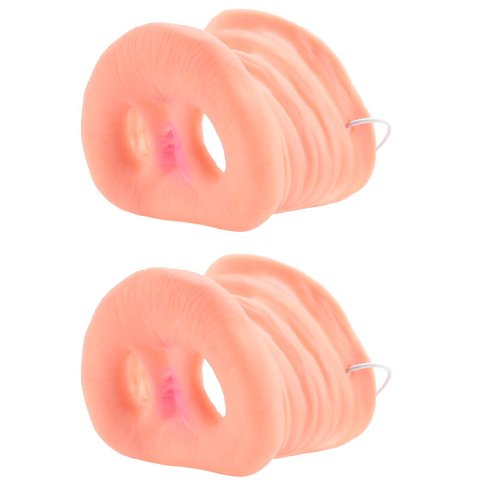 2 Pcs Simulation Pig Nose With Elastic Band Animal-image-OPC-PHZYBHZ-NEW