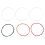 C105 Rainbow Guitar Strings Nylon Core Colorful C 4