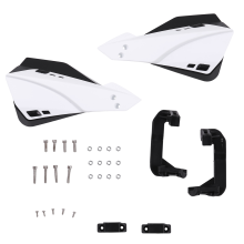 Protezione manubrio universale bianca per moto Motocross Han