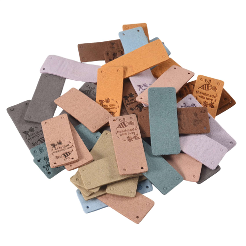 50Pcs Handmade Label Hang Tags for with Love Leath 2