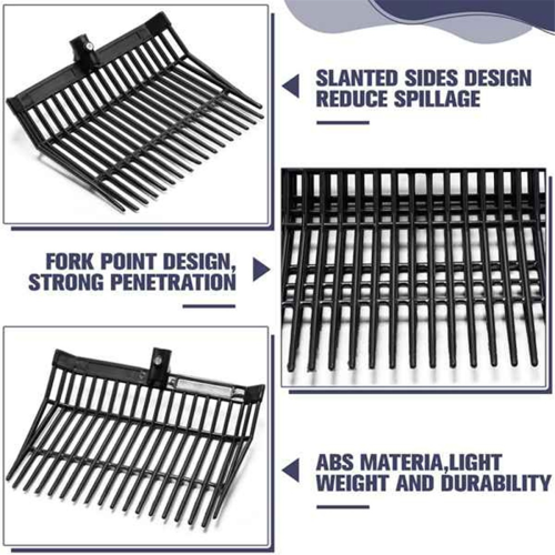 Manure Fork Replacement Head, Pitchfork Horse Rake 2