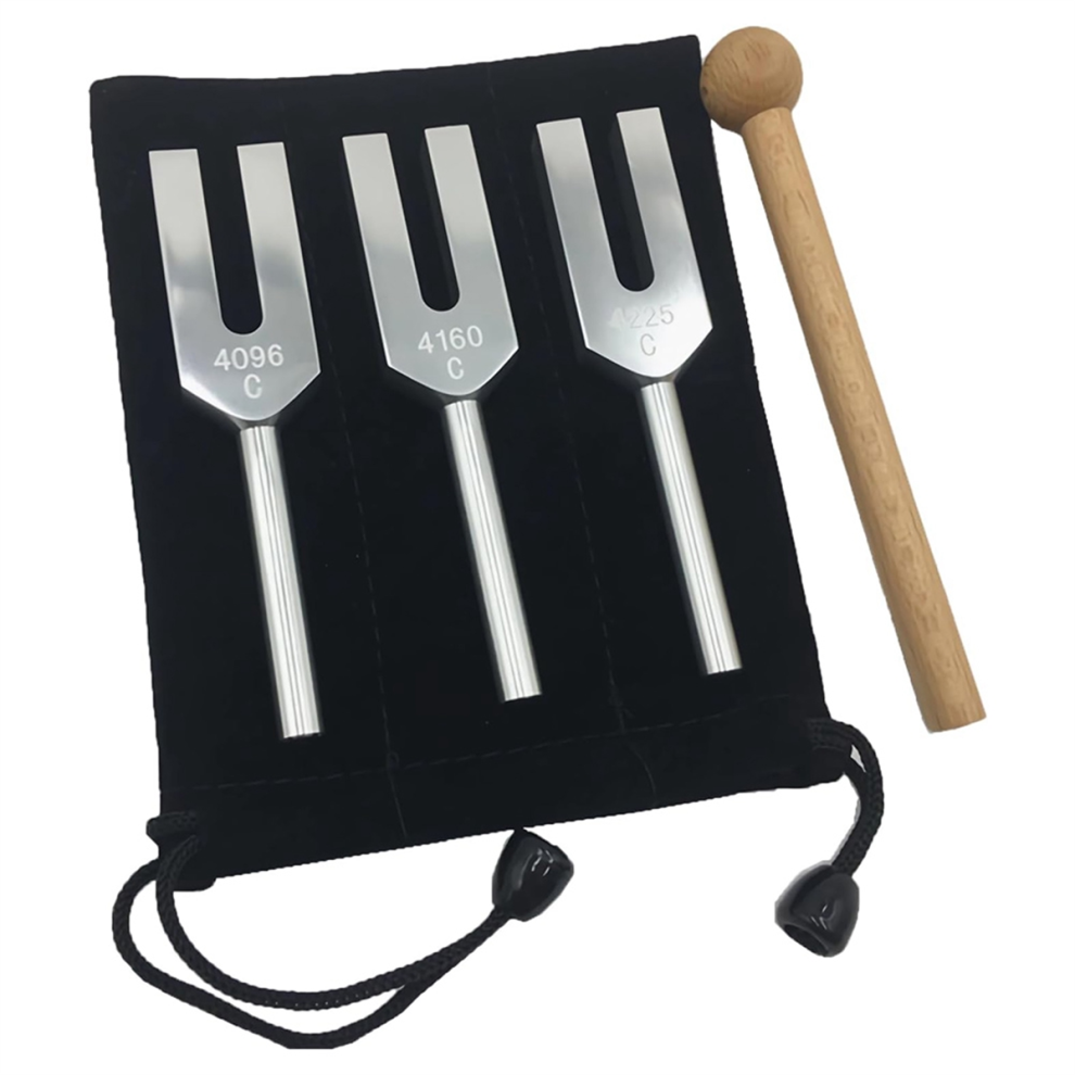 Semoic Angel Tuning Fork Set - 4096 Hz, 4160 4225 Hz Ther