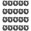 20 Pcs Angelrute Stange Halter Clips Schwarz 16Mm In 2