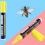 Queen Bee Marking Kit, 2 kooibuizen met 3 markers P 1