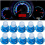 10Pcs Car Dash Instrument Base Light Lamp T4.2 COB 6