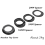 4 stuks racefiets stuur headset spacers voor 28.6 7