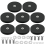 8Pack Rubber Coated Magnet Neodymium Base with Coa 1