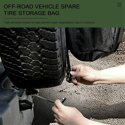 Soppåse för reservhjulet – utomhusförvaring för UTV/SUV 2