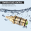 Messing erstatningstermostat til bruserblandingsbatteri 8