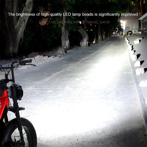 Faro Para Bicicleta Eléctrica 20 Lux - Luz LED 6-48V Con Protección Contra Sobretensiones, Aprobado StVZO