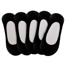 5 paires de mocassins bateau extensibles à talons bas pour femmes
