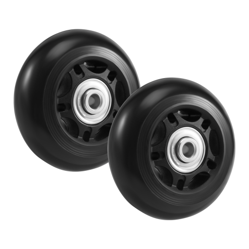 2 Conjunto de Rodas e Eixos de Substituição para Mala de Bagagem 2