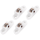 4 pcs door window cabinet single sliding metal rol 4