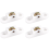 4 pcs door window cabinet single sliding metal rol 2