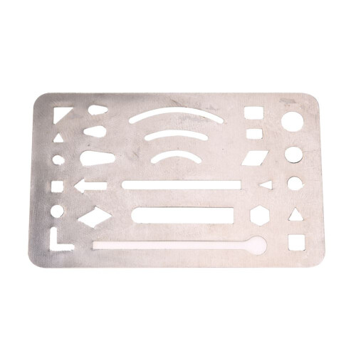 Stainless Steel 27 Patterns Erasing Drawing Drafti 1