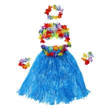 6 kpl havaijilaisia ruohohame-kukka-hula-lei-rannekkeita