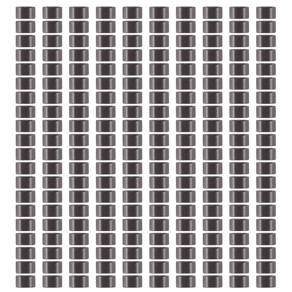Semoic Unisex Brown 200 Pcs 5Mm Dark Color Silicone Lined Micro