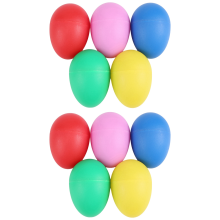 Pacote com 10 brinquedos de instrumentos musicais de percussão de plástico