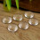 50pcs/lot 12mm Round Flat Back Clear Glass Cabocho 1