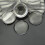 50pcs/lot 12mm Round Flat Back Clear Glass Cabocho 5