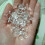 50pcs/lot 12mm Round Flat Back Clear Glass Cabocho 7