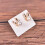 100Pcs Blank Earrings Ear Studs Tag Paper Display 7