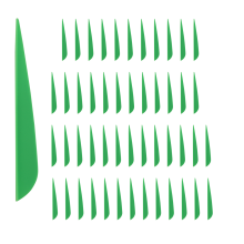 Arrows Vanes 4 inch plastic veren voor doe-het-zelf boog