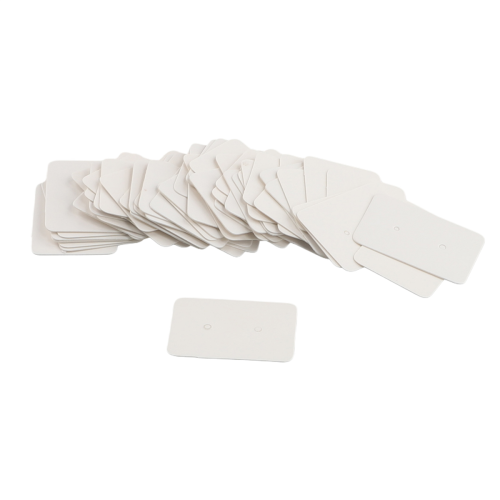 50 stuks kleine blanco oorstekers van kraftpapier 2