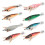 8 pezzi 9,6 g 10 cm Luminou Squid Jig Pesca Legno Shri 1