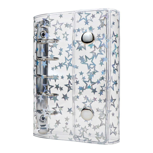 Κάλυμμα Κλασέρ A8 Budget Clear PVC 5 Δακτυλίων Glitter St 1