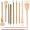 Set da 12 pennelli per smalto ceramico, forme assortite 1