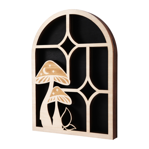 Arched Crystal Shelf Display Wall Decoration 2