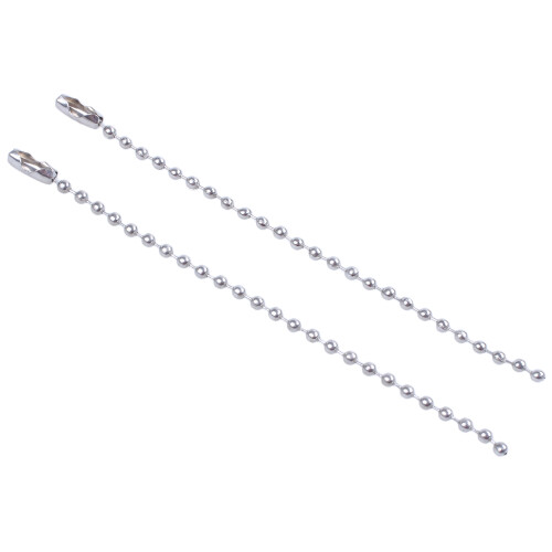 Ανοξείδωτο ατσάλι 10cm μήκος 2.4mm με χάντρες 100 τεμάχια Si 2