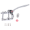 Gitar vibrato-tailpiece tremolo, flat-top-kropp, universell 1