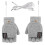 USB Electric Heated Gloves Double-Sided Heating Mi 1