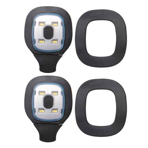 2 Stück USB wiederaufladbares Licht für LED-Mütze, Rep