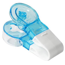 Portable Pill Taker Dispenser — Non-Contact Tablet Carrier with Storage Box, Easy One-Touch Release
