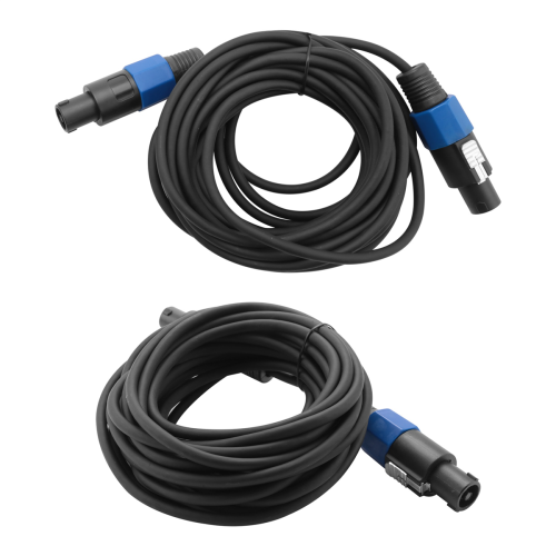 2-pak 25 fod Han Speakon til kabler, professionel 1