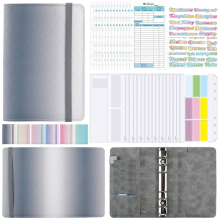 A6 Gradient Macaron Binder Hand Ledger Notebook Le