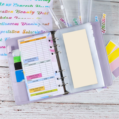 A6 Gradient Macaron Binder Hand Ledger Notebook Le 2