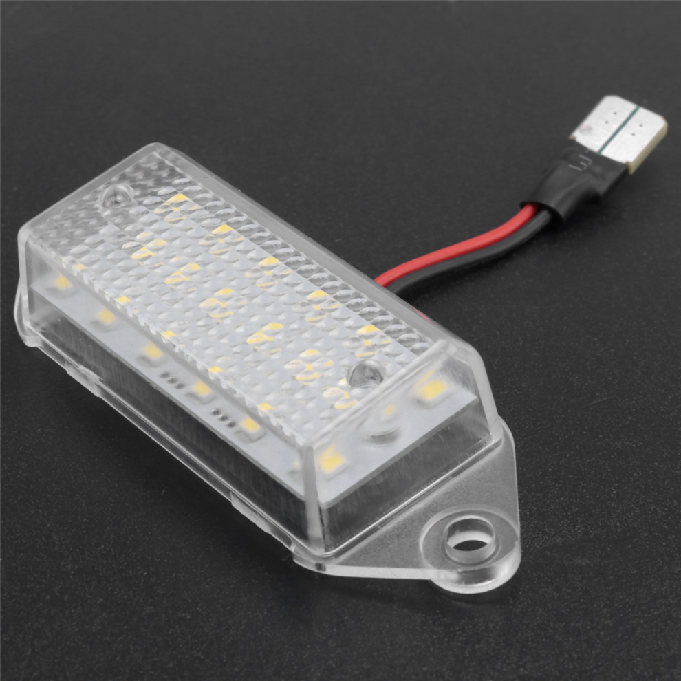 2Pcs Error Free Led Number Plate Bulbs 18Smd White 4852627451972