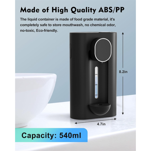 Dispenser per collutorio per bagno, 18,26 oz (540 ml) 2