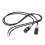 2x Witte LED kentekenplaatbout voor motorfiets en auto 2
