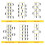 Agility Ladder Set 20Ft Adjustable Speed Training 7