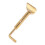 2 stuks legering viool kinsteun schroeven kinsteun klemmen 7