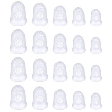 40 Stück Fingerkuppenschutz, 5 Größen Ukulele Finger