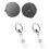 2-pack robuuste intrekbare badgehouderhaspels, 4