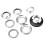 Ensemble de roulements de direction de moto, joint de fourche 5