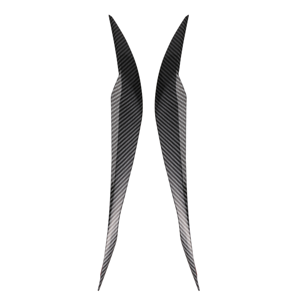 2 Pezzi Di Copertura Del Faro Anteriore Placcato In Fibra Di Carbonio